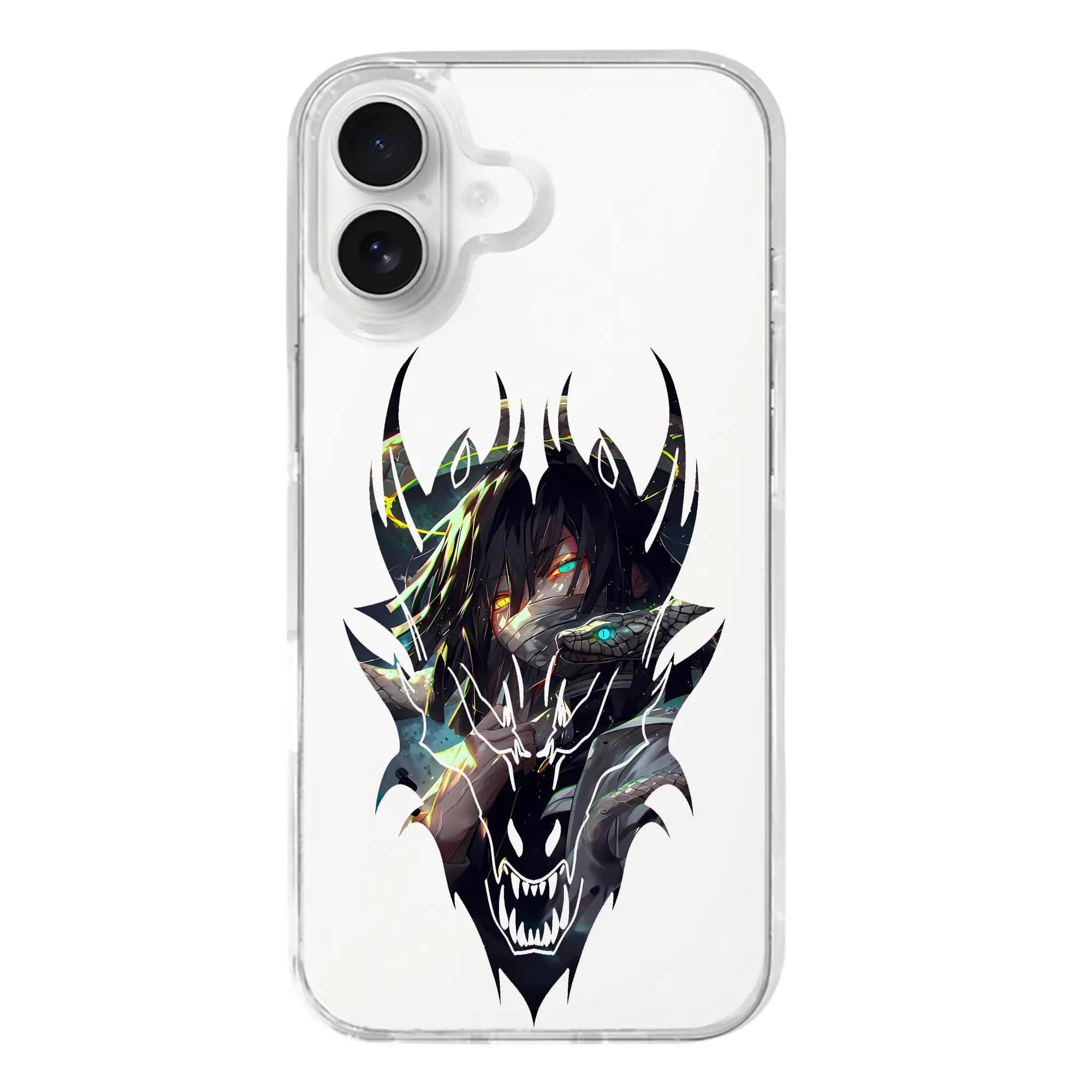 鬼滅の刃 グッズ,伊黒 小芭内 - iPhone 17シリーズ 透明スマホケース – 薄型・耐衝撃・精密フィット保護カバー